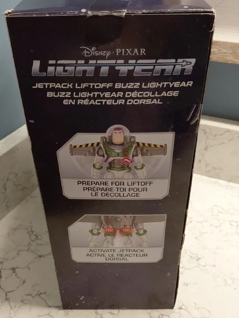 NIB Disney Pixar Lightyear Jetpack Lift-Off Buzz NEW Talking Collectible